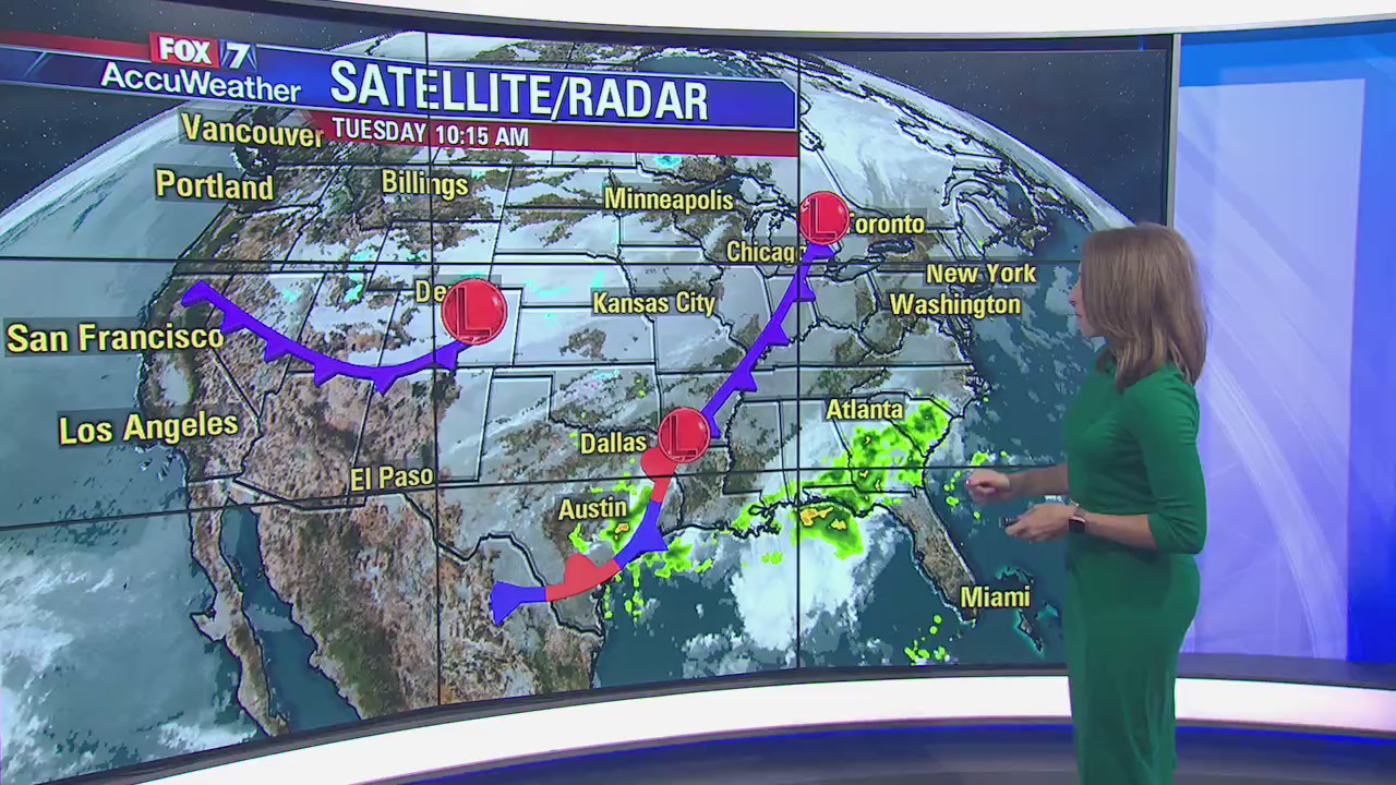 Evening weather forecast for October 29