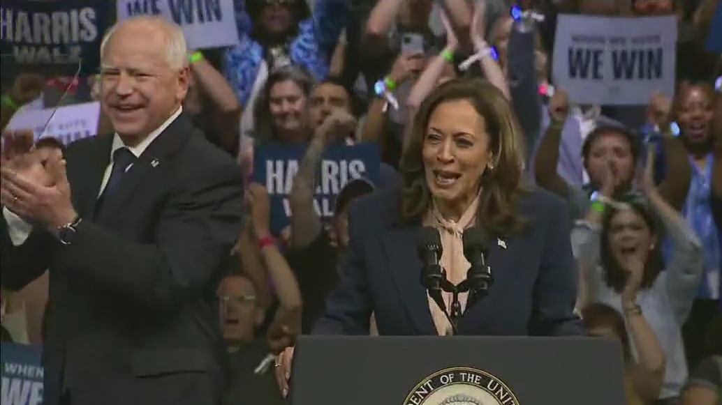 Gov. Walz makes debut as Harris? running mate