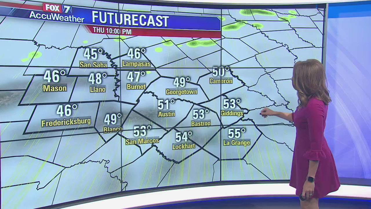 Evening weather forecast for November 6, 2019