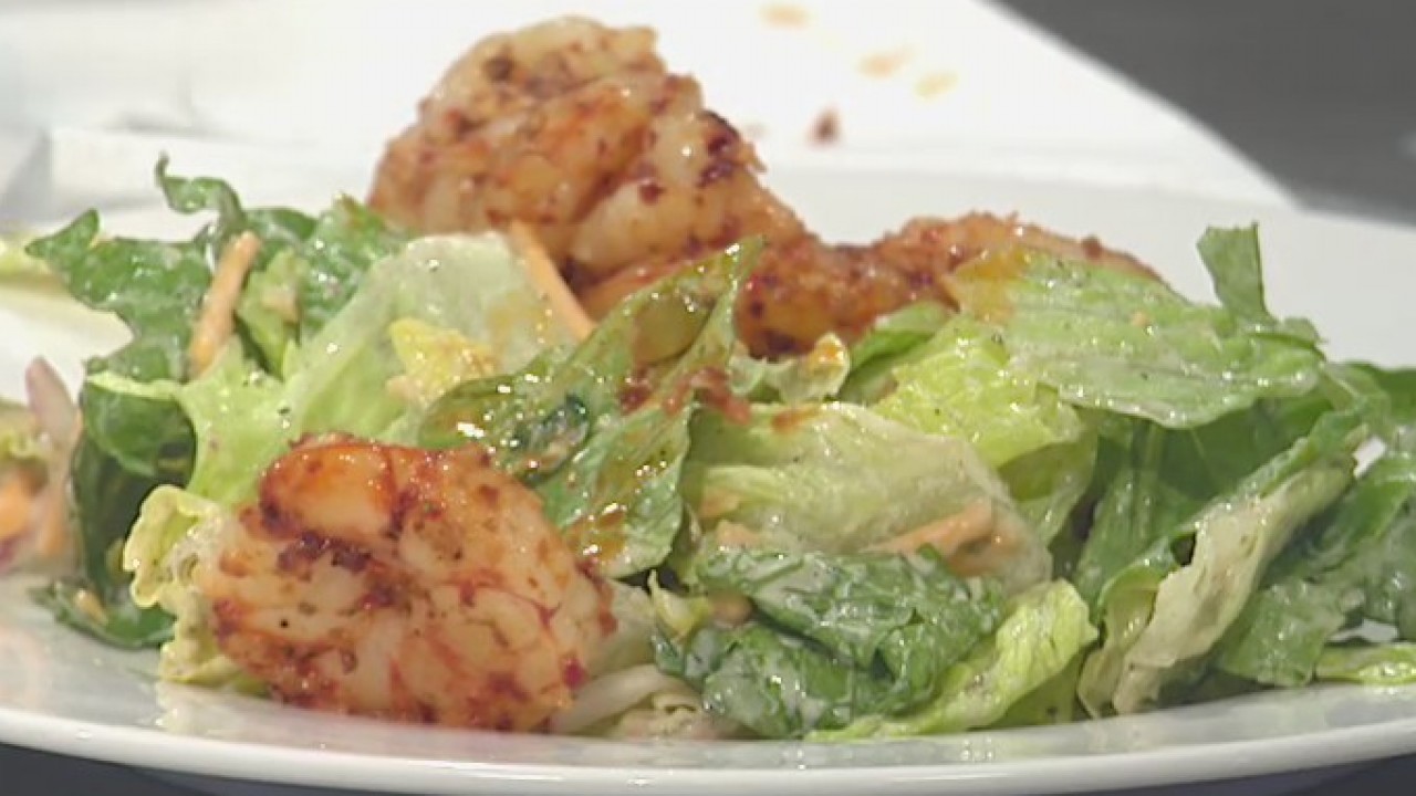 Good Day Cooks: Spicy Shrimp Salad with Cilantro Tomatillo Dressing