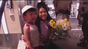 Suni Lee welcomed home after Olympics