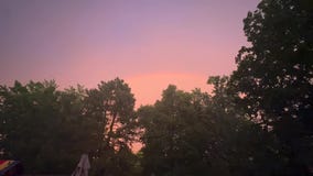 Sound up! Little girl marvels at double rainbow