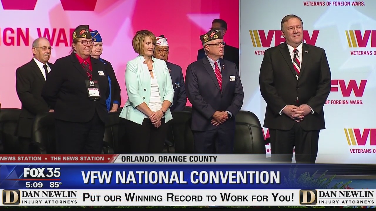 Secretary of State Mike Pompeo in Orlando