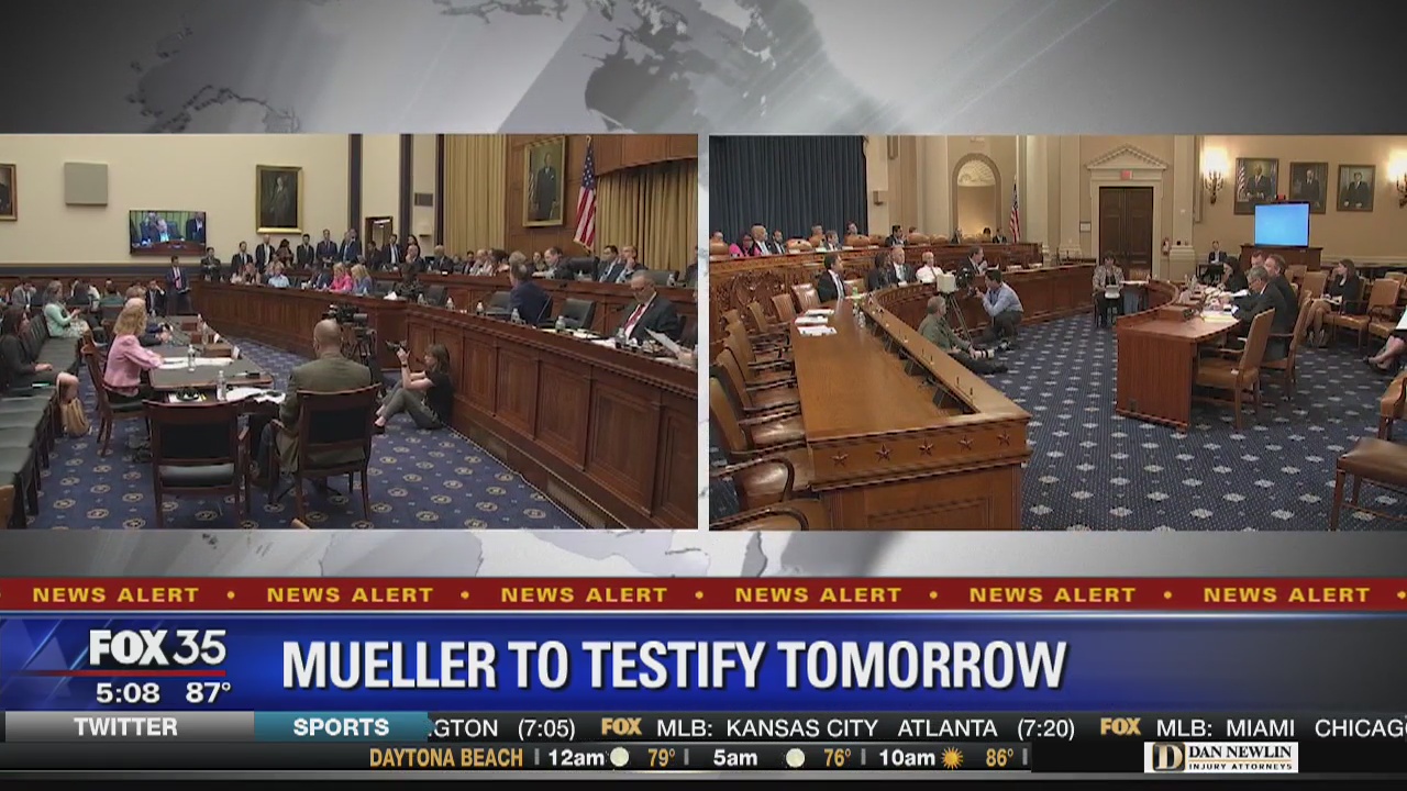 Robert Mueller to testify before Congress on Wednesday