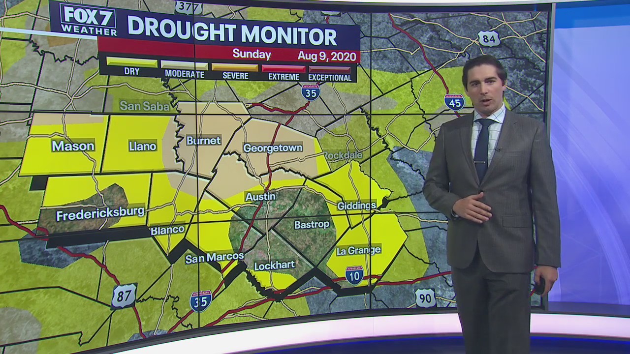Evening weather forecast for August 9