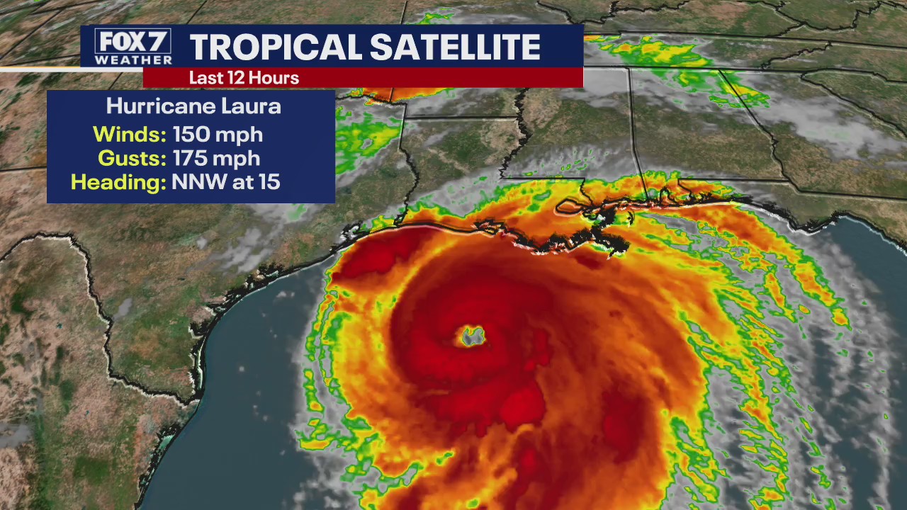 Chelsea Andrews provides an update on Hurricane Laura