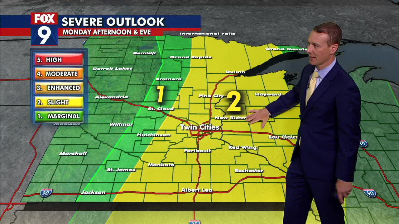 MN weather: Strong storms possible on Thursday | FOX 9 Minneapolis-St. Paul