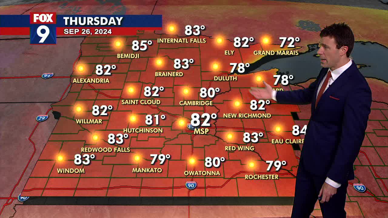 MN weather: Another sunny, warm day on Thursday | FOX 9 Minneapolis-St ...