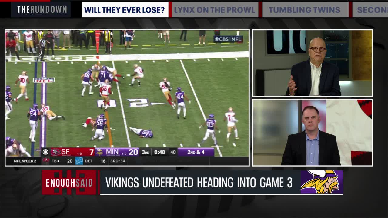 Enough Said: Vikings undefeated, Lynx in playoffs