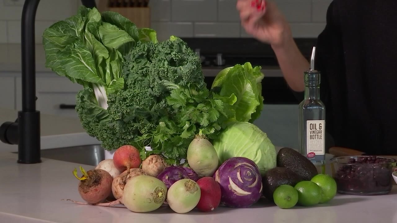 Taco salad w/ cilantro avocado dressing recipe from FOX 7 Austin's Tierra Neubaum