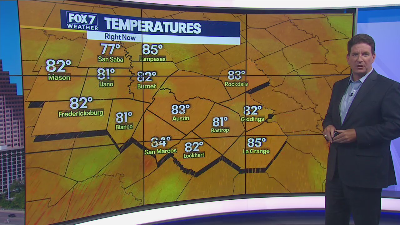 Noon weather forecast for July 20, 2021