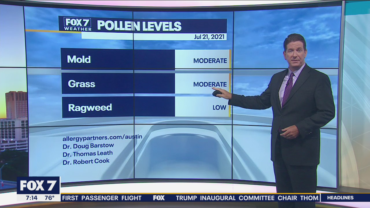 Morning weather forecast for July 21, 2021