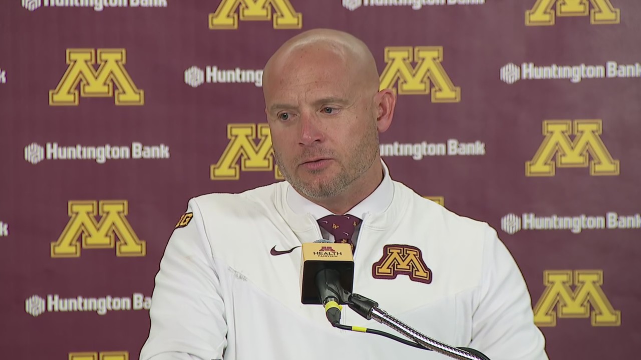 P.J. Fleck reacts after Gophers crush Maryland, 48-23