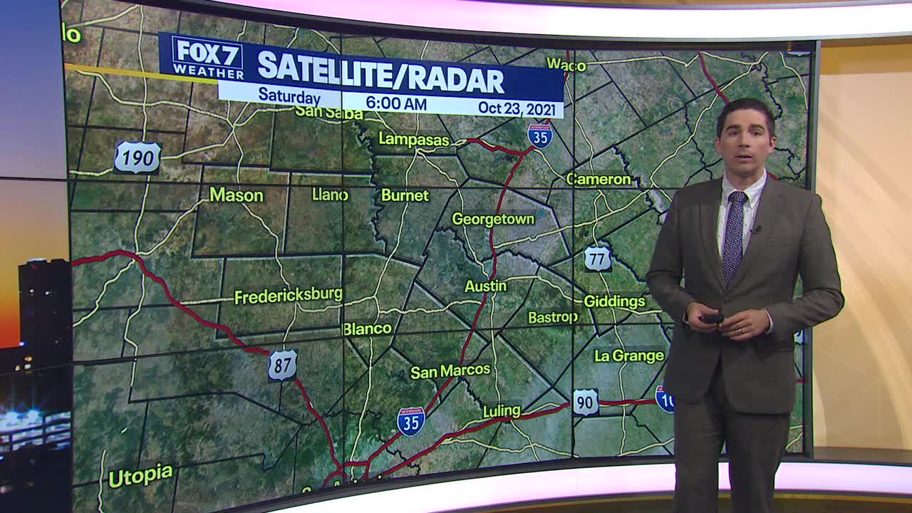 Morning weather forecast for October 23