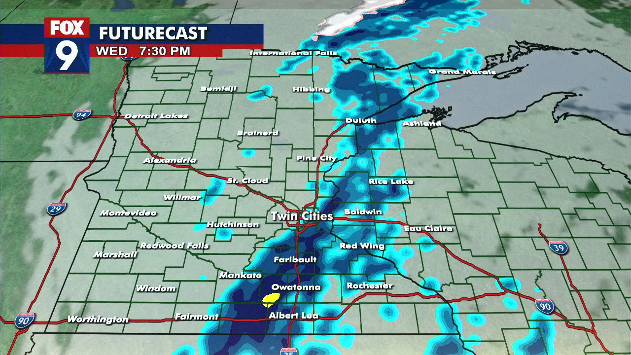 MN weather; Rain clears into Wednesday night | FOX 9 Minneapolis-St. Paul