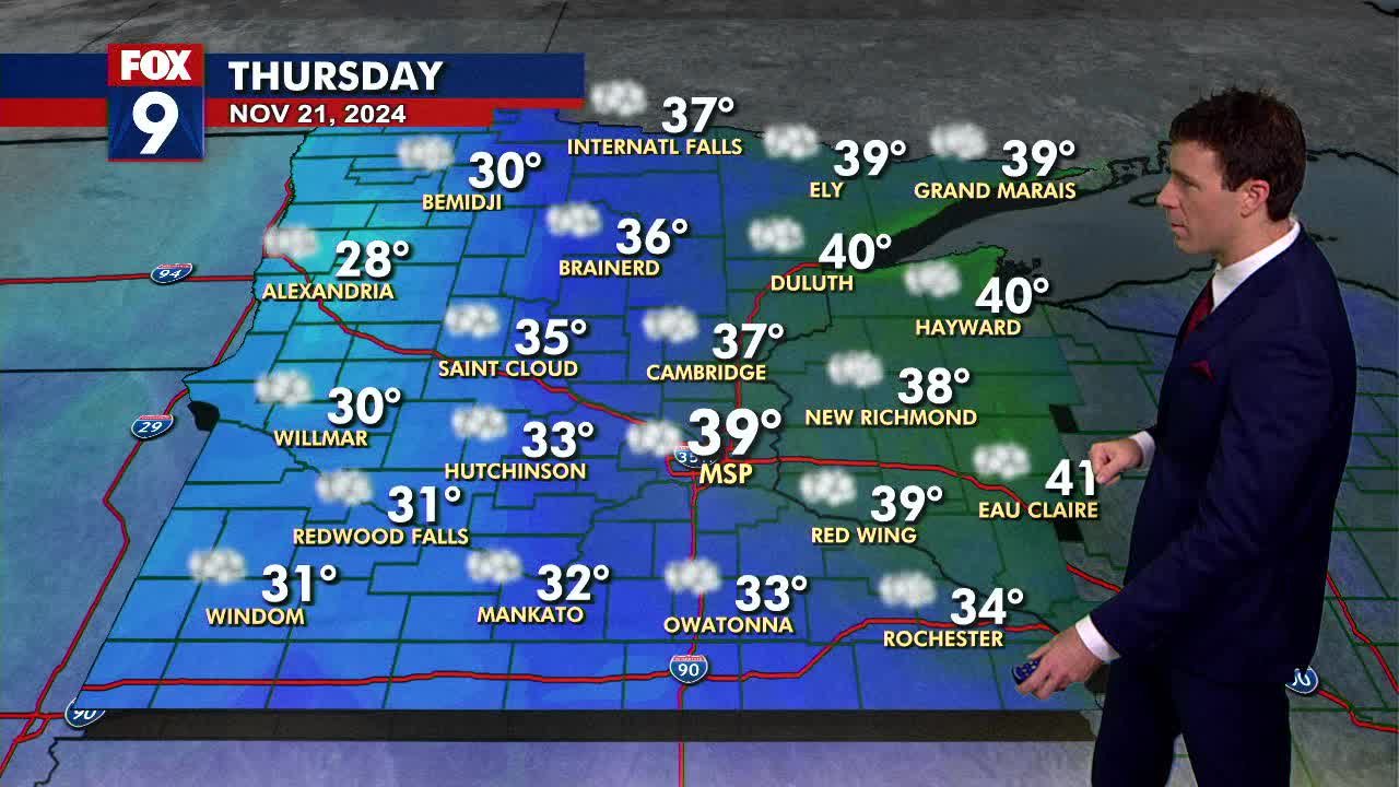 MN weather: Gray and windy day Thursday