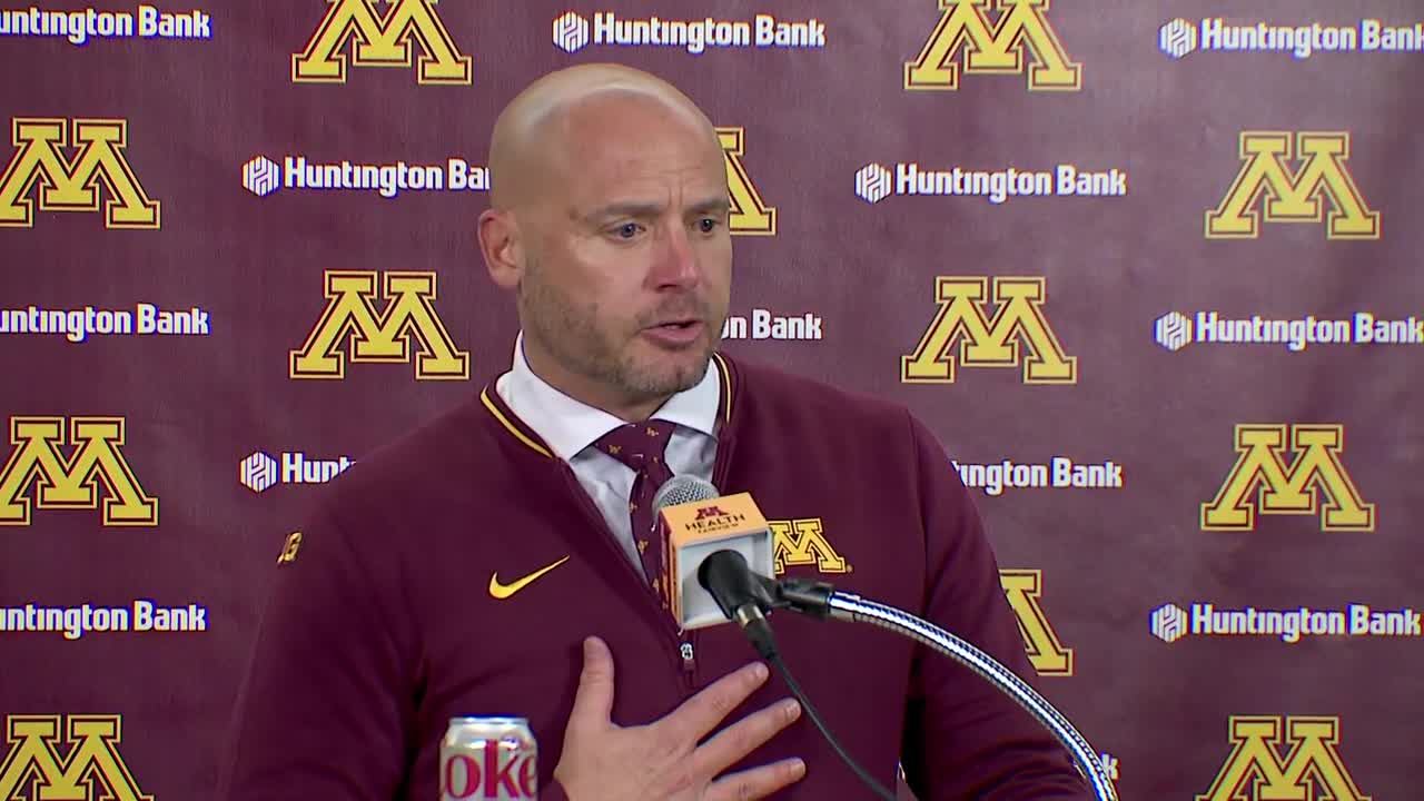 P.J. Fleck reacts after Gophers lose to Penn State, 26-25