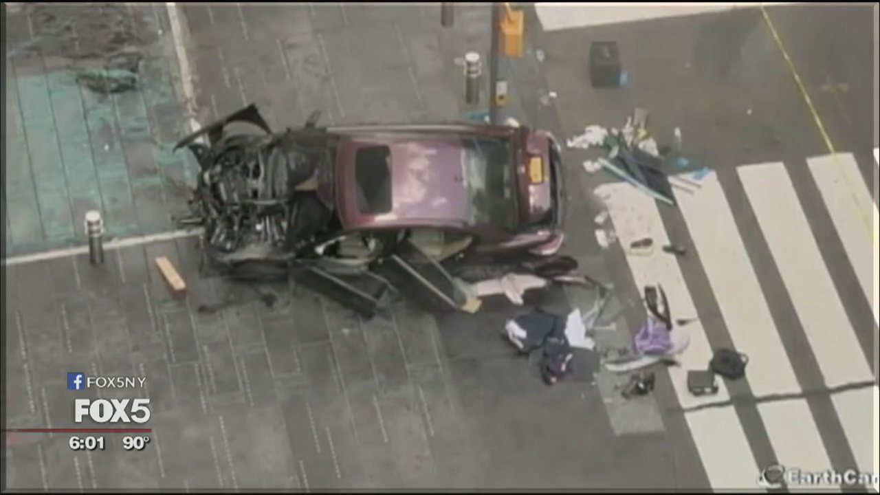 Times Square crash