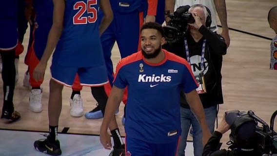 Karl-Anthony Towns gets standing ovation in return to Target Center