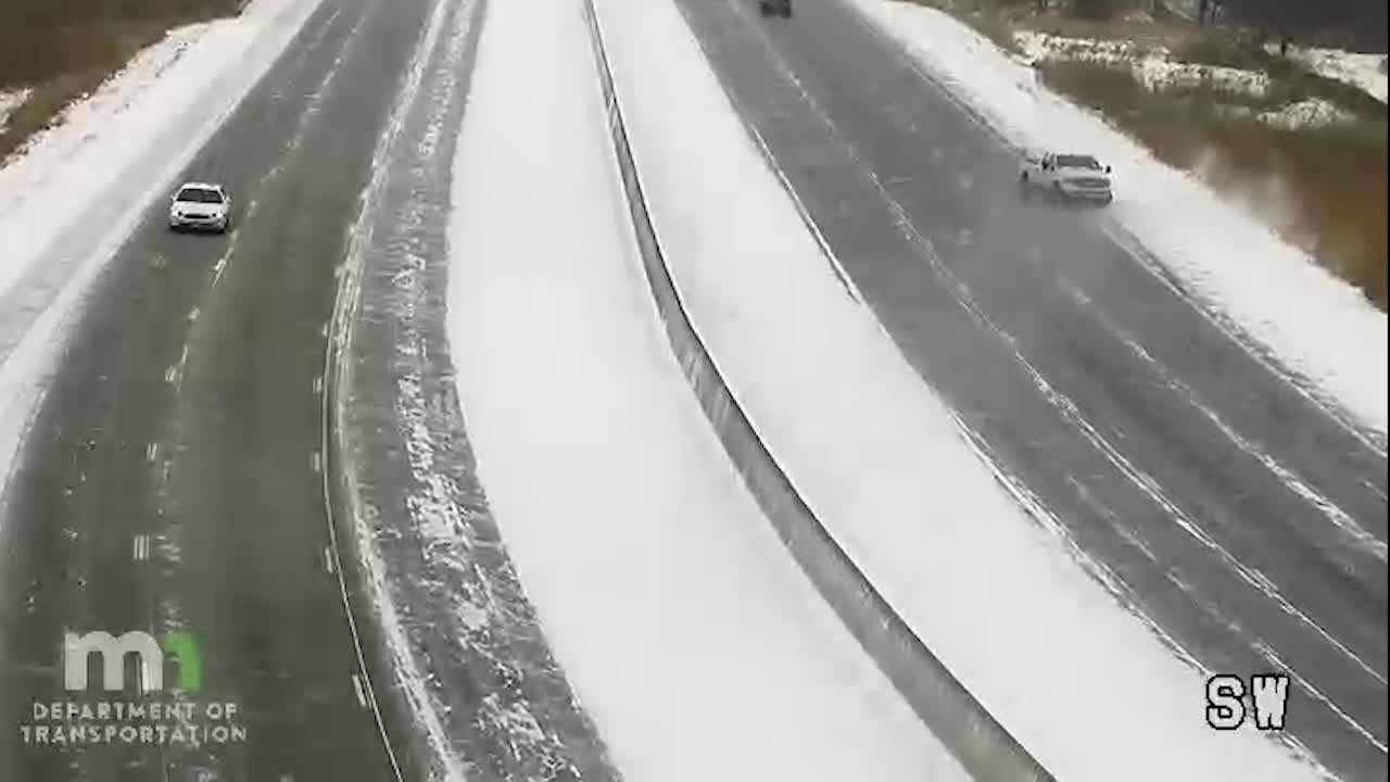 MN crash compilation after first snowstorm of season