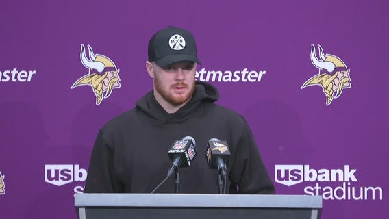Sam Darnold mobbed after Vikings beat Packers: 'I think I blacked out'