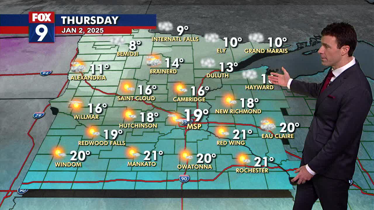 MN weather: Seasonably chilly on Thursday