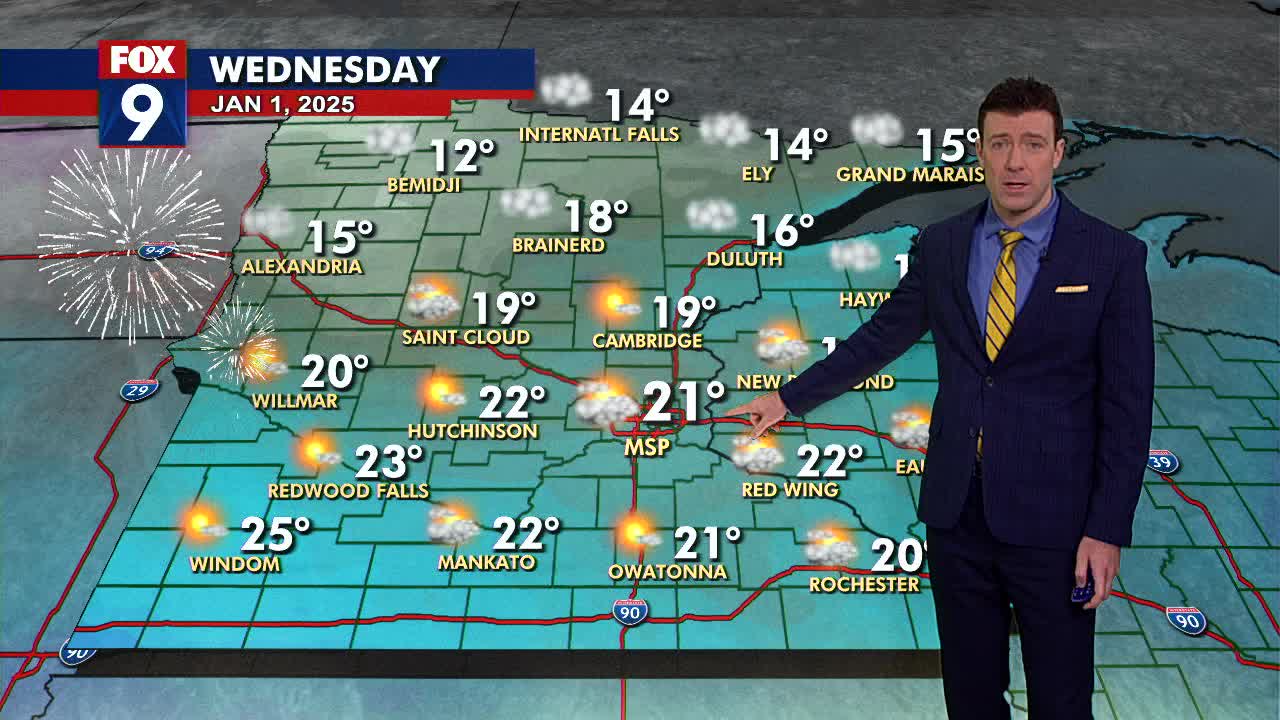 MN weather: Colder, brighter start to New Year | FOX 9 Minneapolis-St. Paul