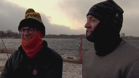 Wind chill keeps some inside, others embrace cold