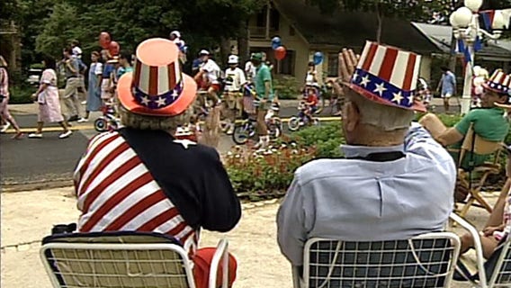 July 4th celebration in Austin neighborhood in 1991