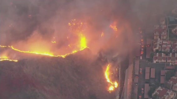 LA wildfires: National guard deployed to assist
