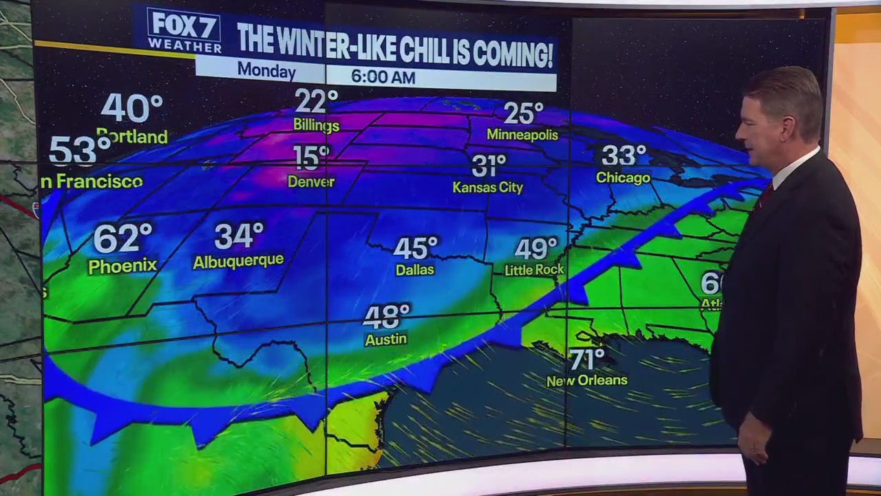 Austin weather: Rainy weekend then cold front