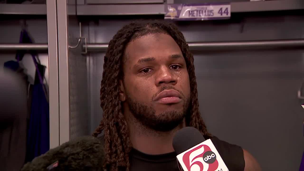 Vikings locker room reacts to playoff loss to Rams