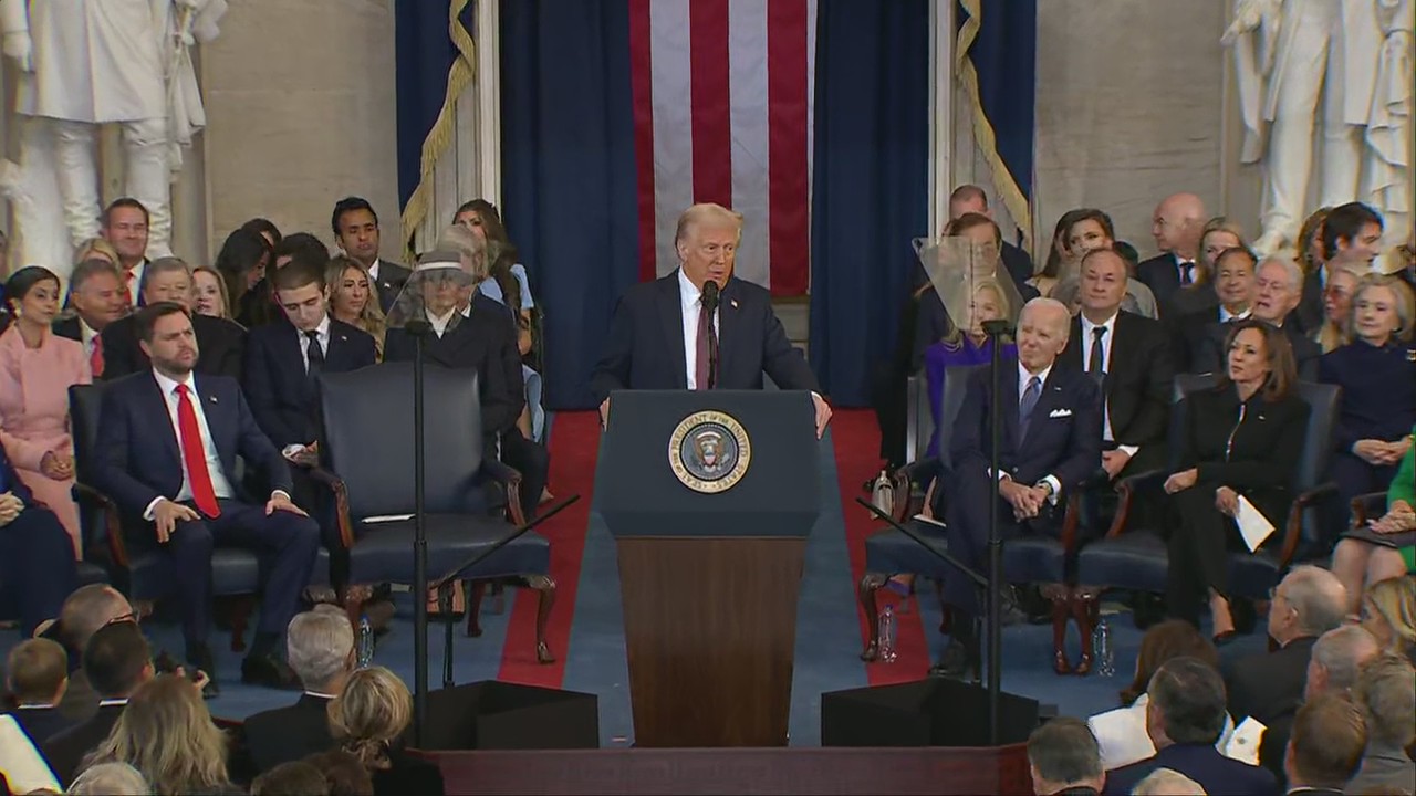 President Trump on immigration at inauguration