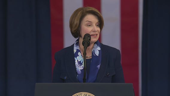 Sen. Klobuchar speaks at Donald Trump's inauguration