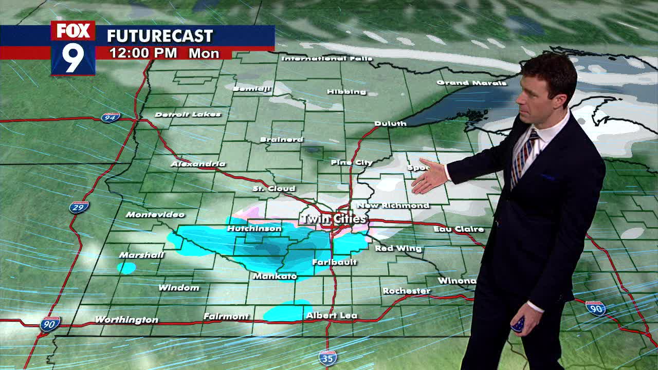 MN weather: Seasonably mild, blustery Monday | FOX 9 Minneapolis-St. Paul