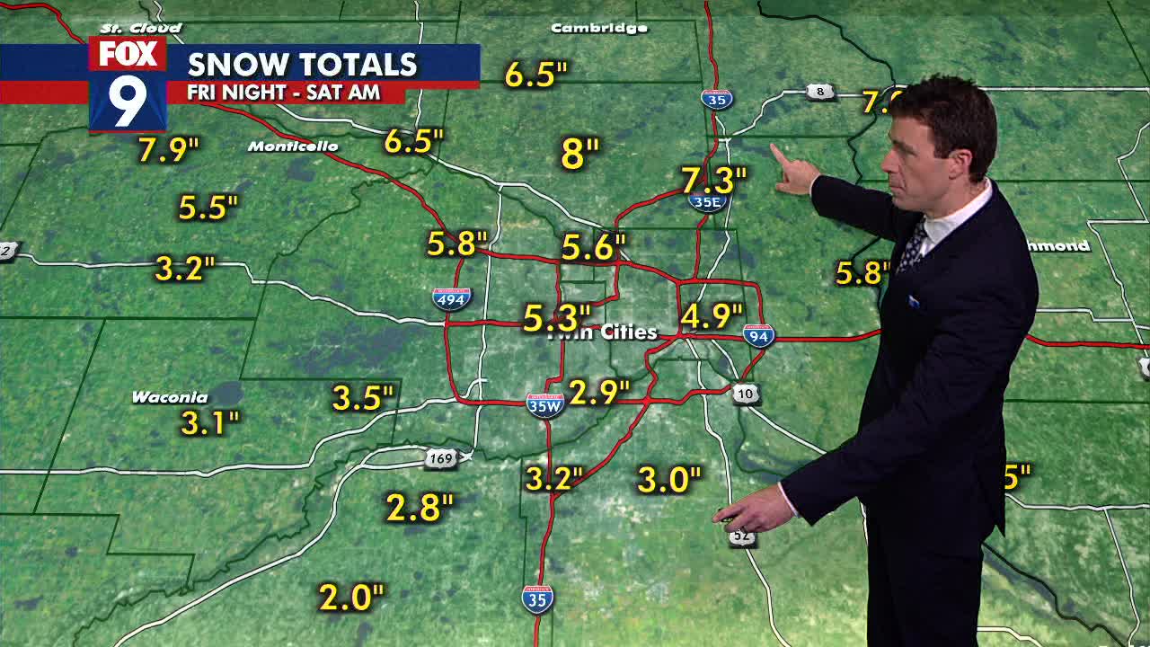 MN weather: Snow finishes, temperatures drop