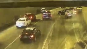 Wintry weather leads to pile up in Lowry Hill Tunnel