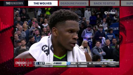 Enough Said: Ant's on fire, the Wild gain momentum, Super Bowl weekend and a Valentin's reminder