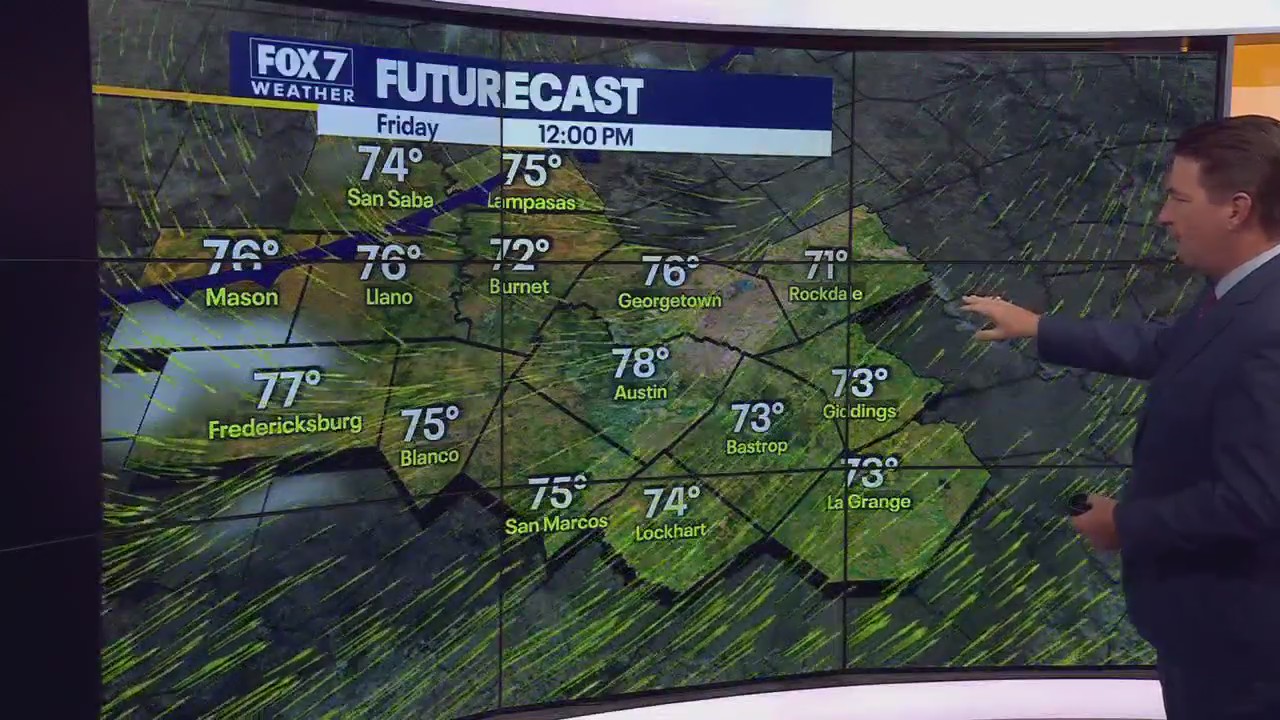 Austin weather: Foggy w/ afternoon cold front