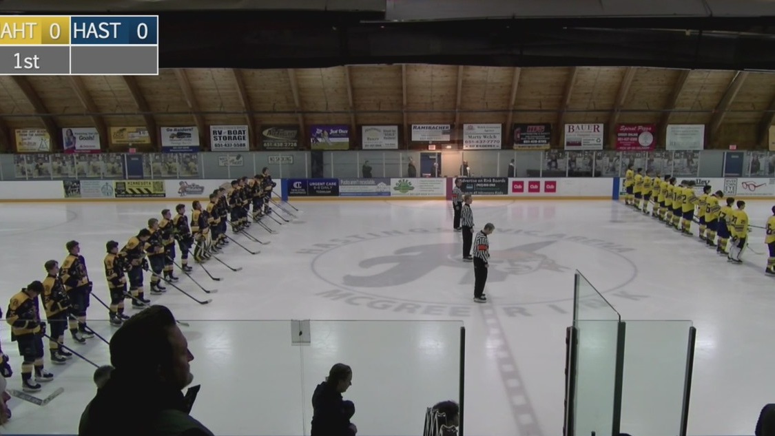 Mahtomedi at Hastings boy's hockey