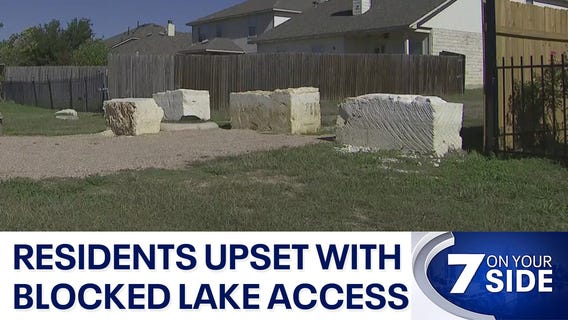 Lake Pflugerville blocked access