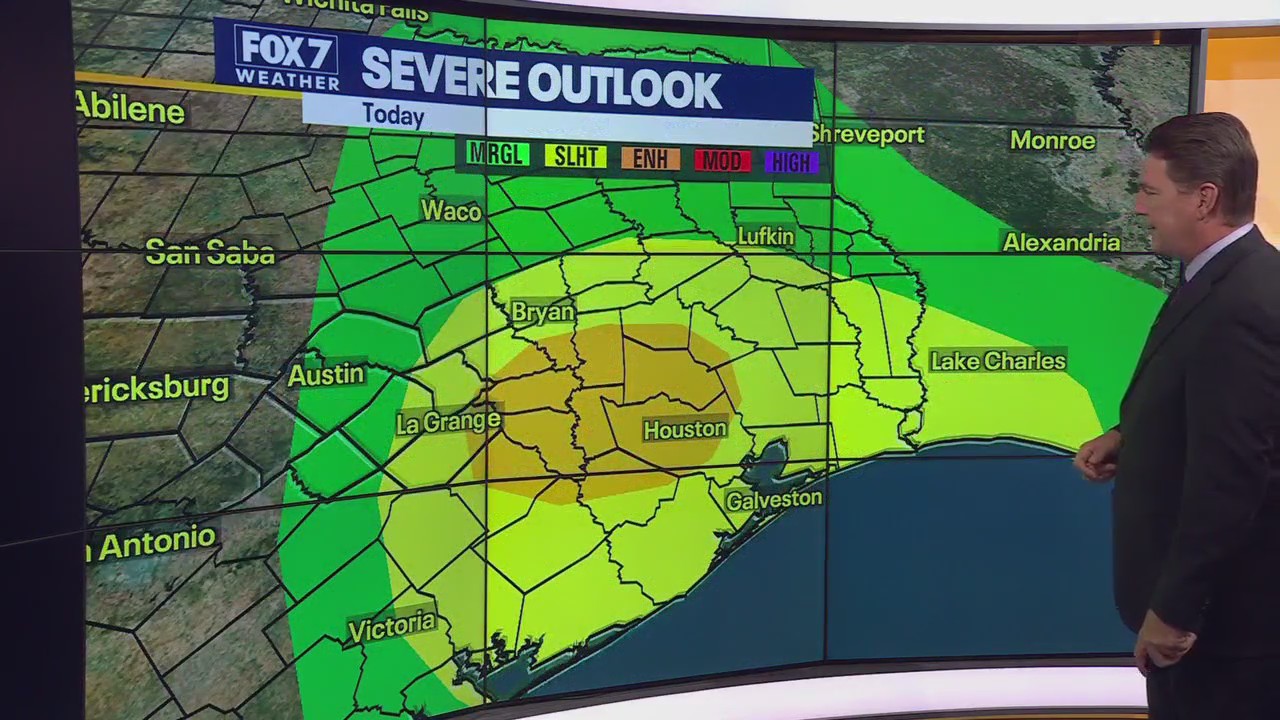 Austin weather: Risk of severe storms for some