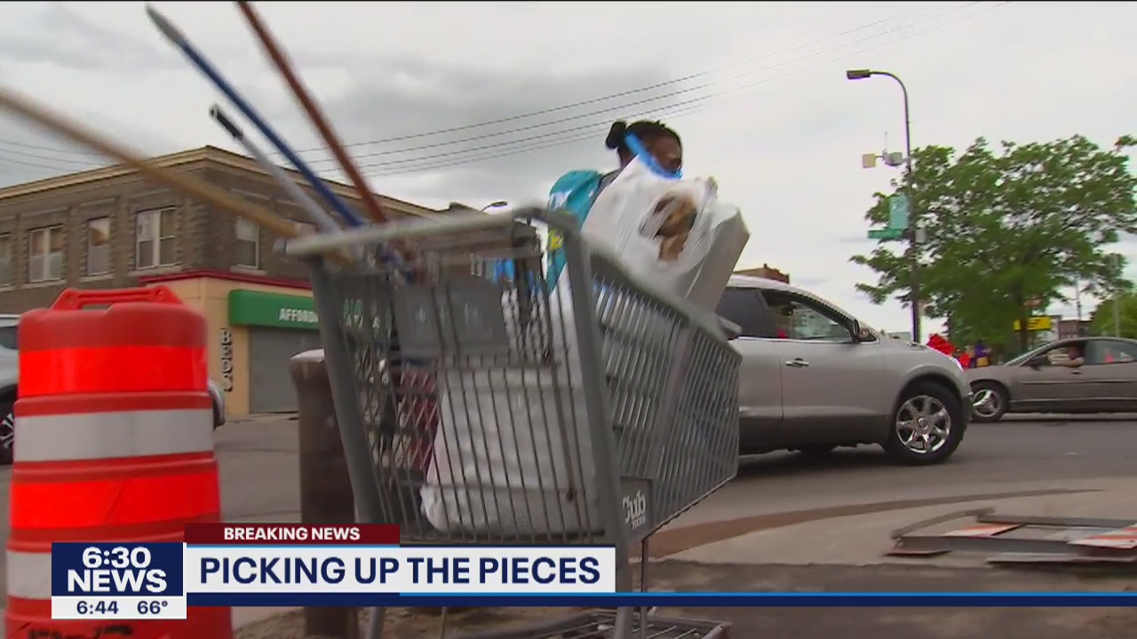 Community group helps clean up after riots in Minneapolis | FOX 9 ...