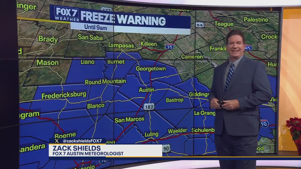 Austin weather: Freeze warning until 9 a.m.