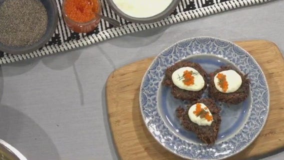 Sunchoke potato latke recipe from Ezov