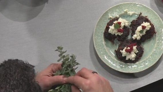 Beet latke recipe from Ezov