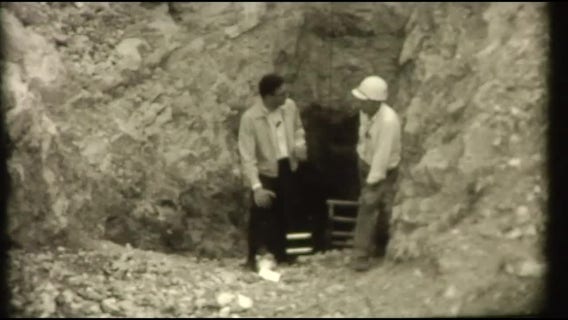 Lost gold mine search in San Saba County in 1966