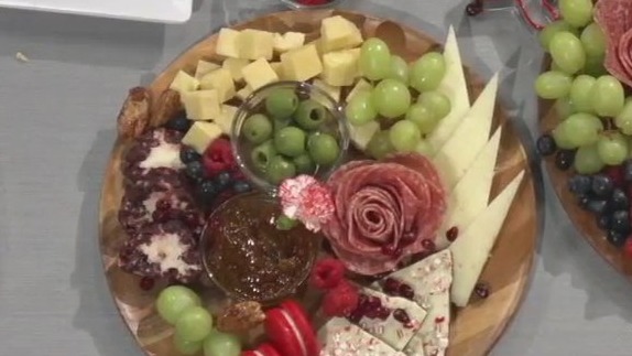 Holiday board from Calderon Curations