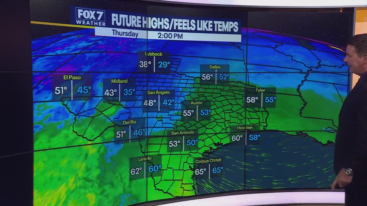 Austin weather: Rain after foggy start