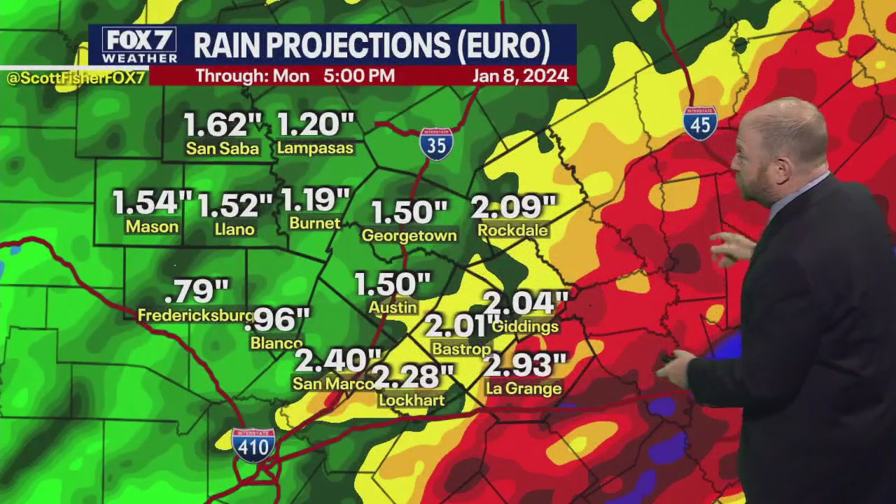 Austin weather: Rain returns Tuesday